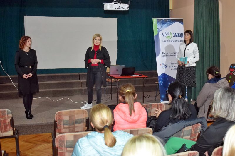 Predavanje u IV školi, foto: Dom zdravlja Valjevo
