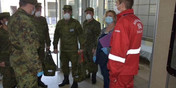 Ruski vojni lekari u Domu zdravlja_Foto Grad Valjevo