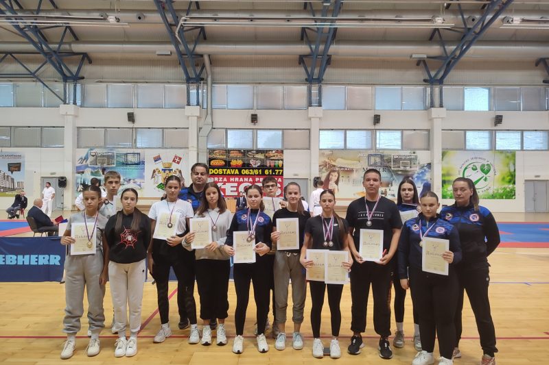 Valjevski karatisti, foto: Karate klub 014 Valjevo