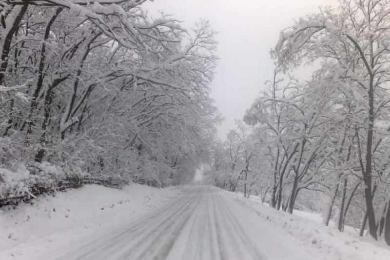 Snežne padavine u valjevskom kraju, foto: Patak online